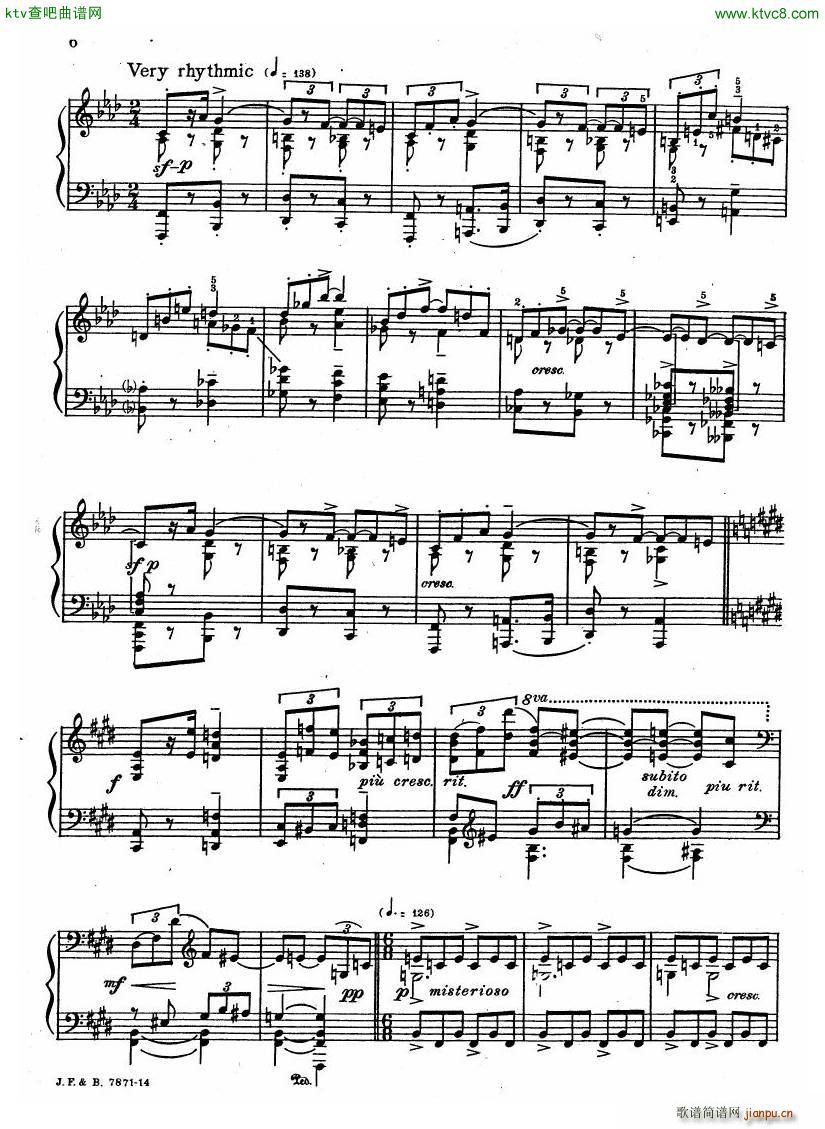 Chasins Three Chinese Pieces Narrative(V)5
