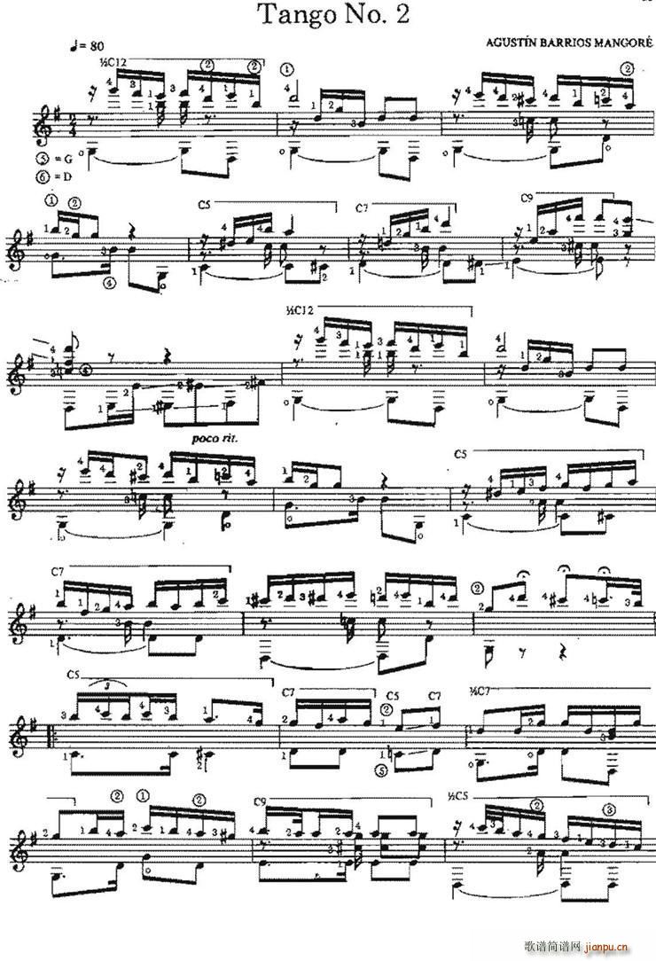 Tango No 2 ŵ伪(V)1