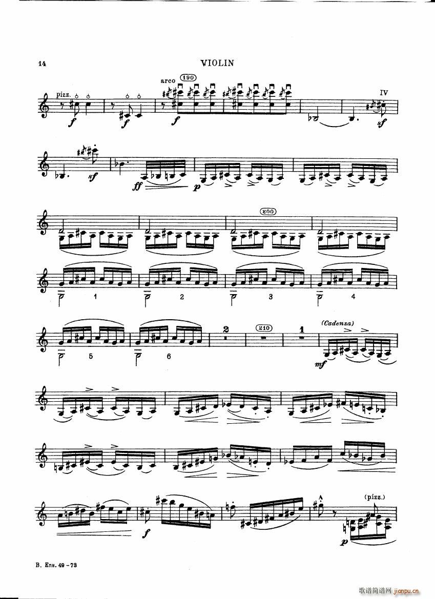Bartok SZ 111 Contrasts violin(V)14