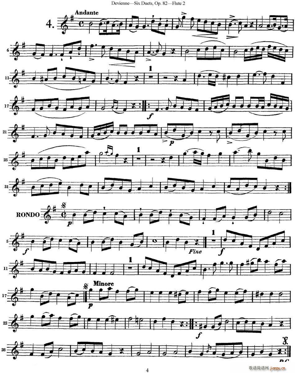 ¾S{(g)L(zhng)ѶСOp 82 Flute 2 NO 4(ѺV)1