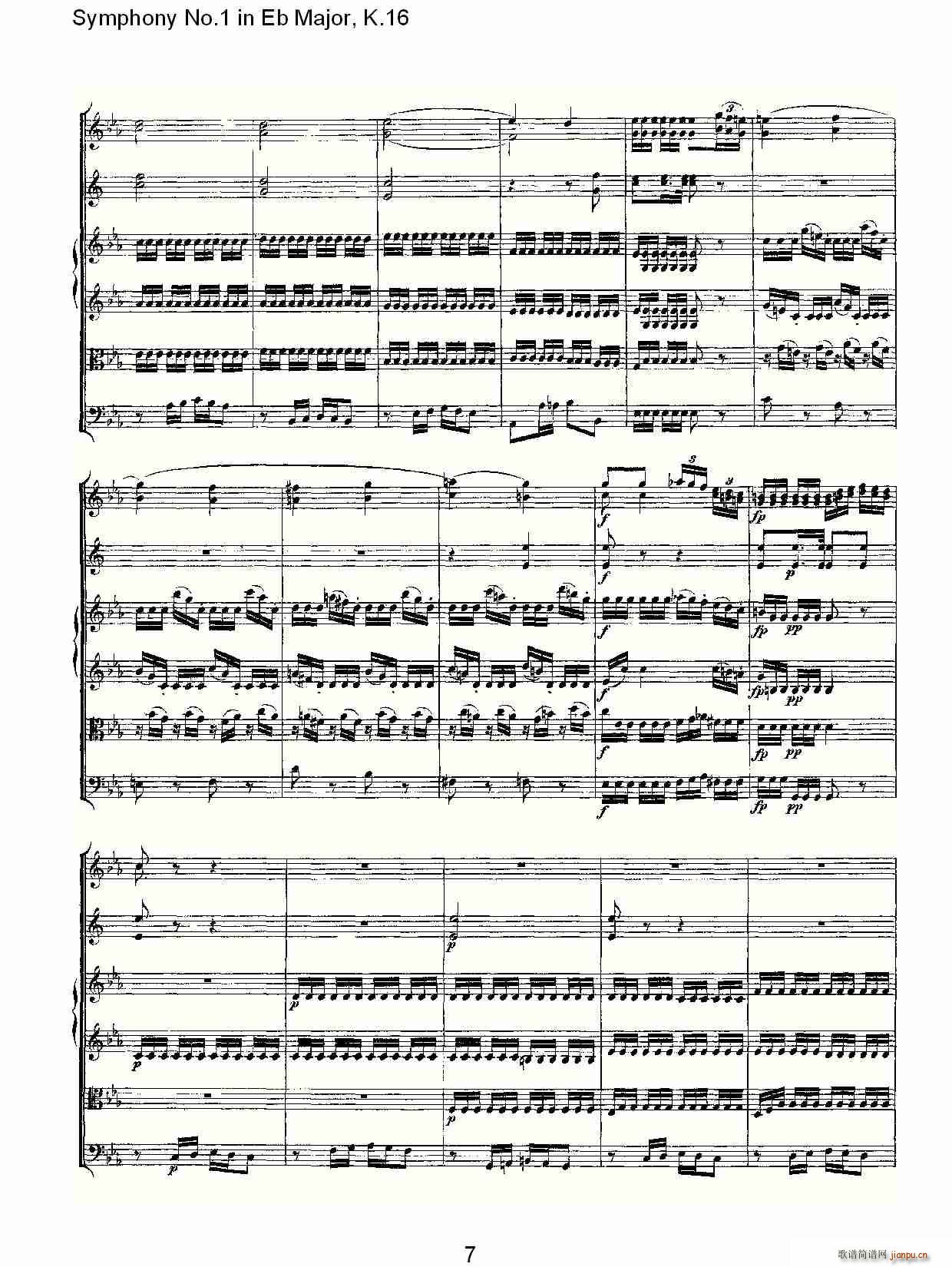 Symphony No.1 in Eb MajorK.16(ʮּ)7