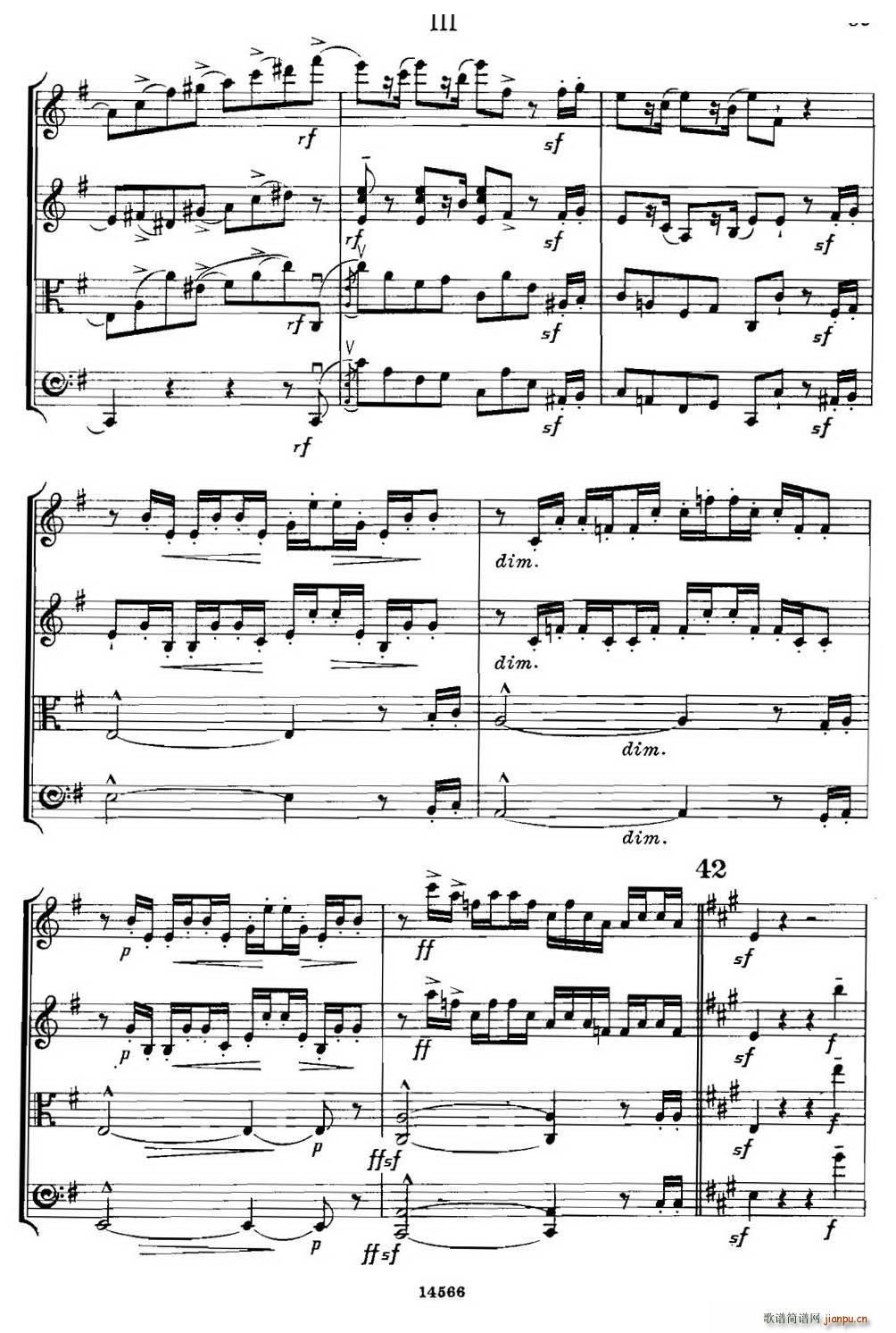 QUARTET Op 83  Ҙ(V)6