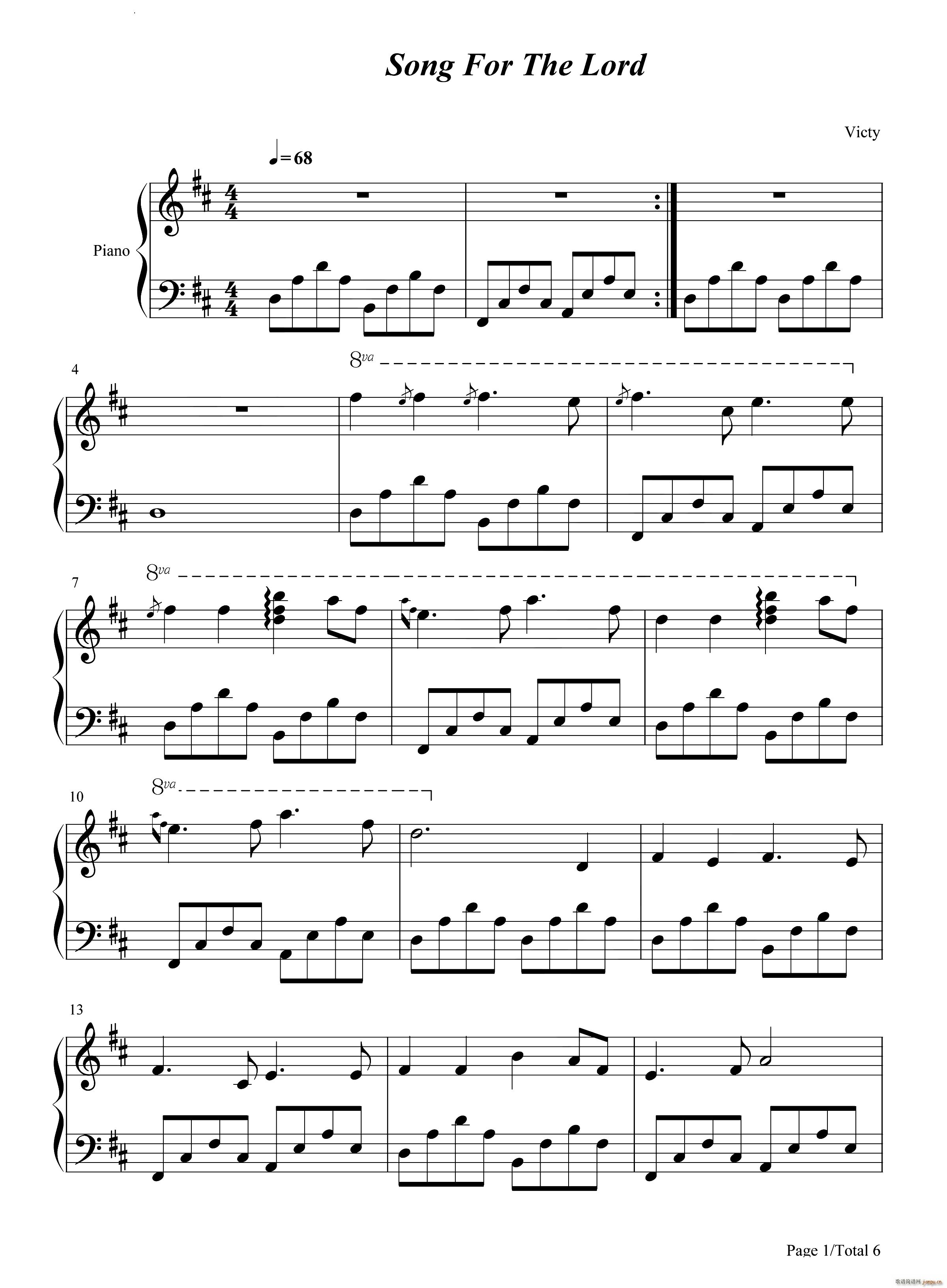 Song For The LordIowµĸ(V)1