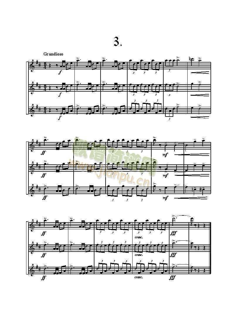 С̖(ho)ThreeFanfares3()3