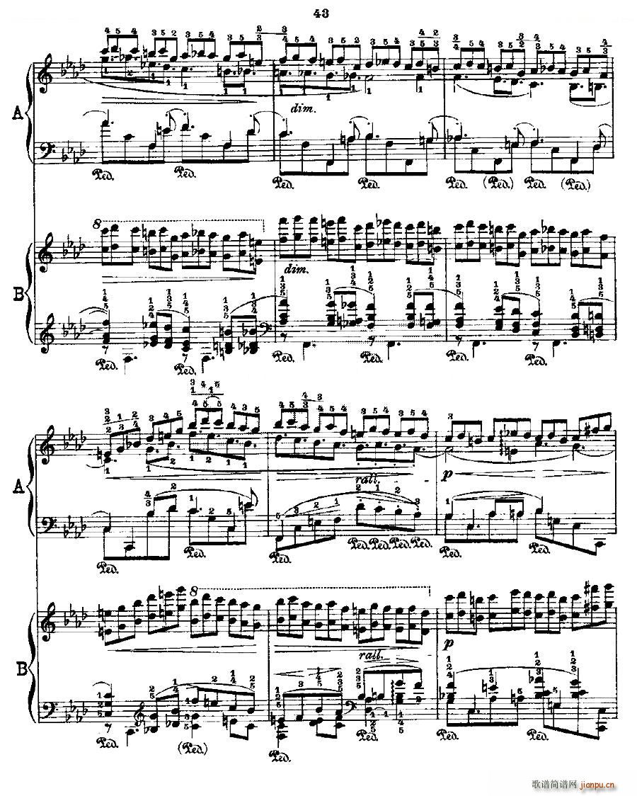 Ф (x) Fr Chopin Op 25 No2 3(V)5