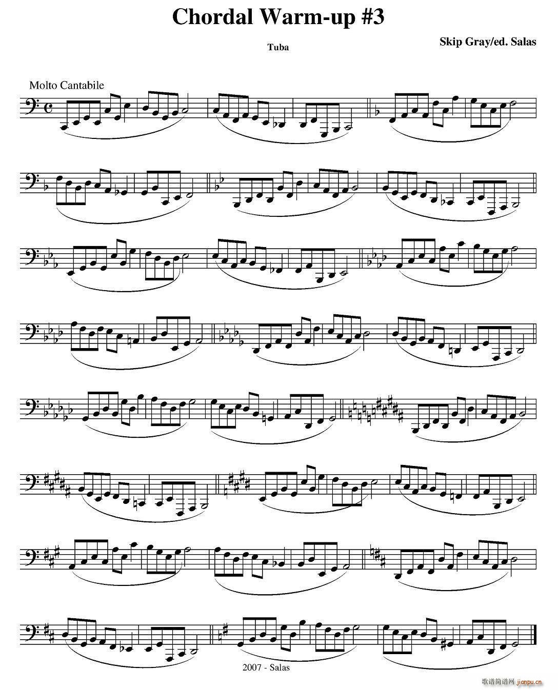 Chordal Warm up Tuba ̖(x)̲x(ʮּ)3
