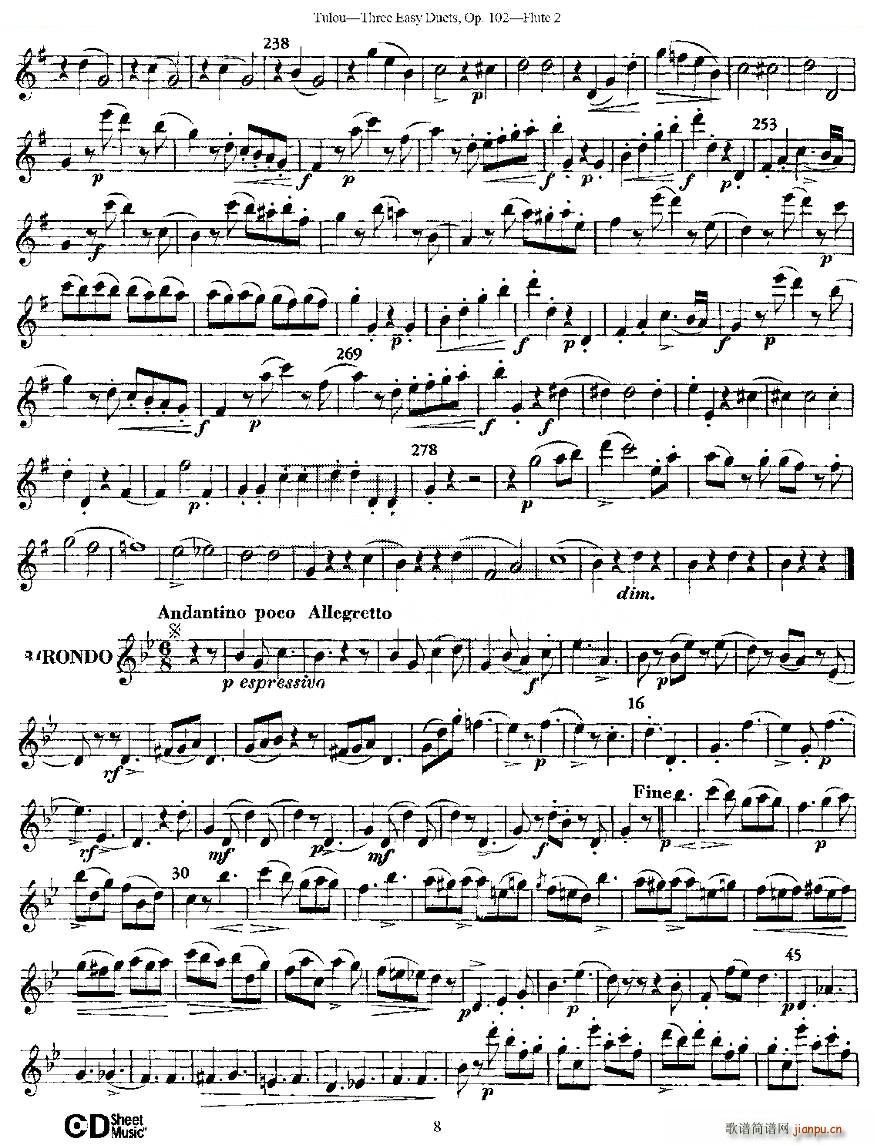 Three Easy Duets Op 102 ֮ڶL(zhng) ׺(jin)Ʒ102̖(ho) ~(ѺV)8