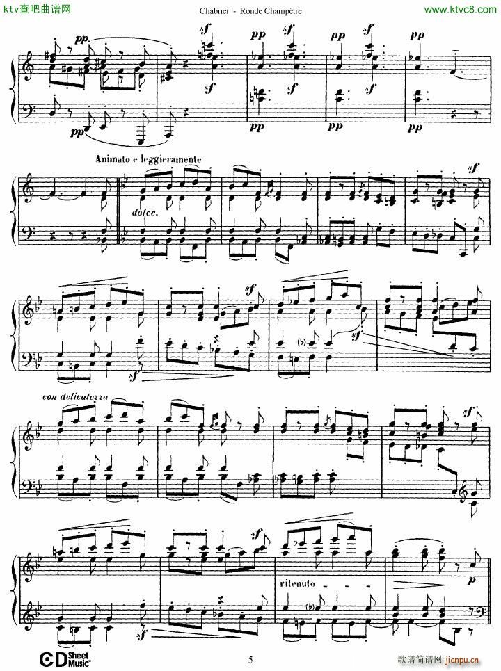 Chabrier Ronde Champtre(V)5