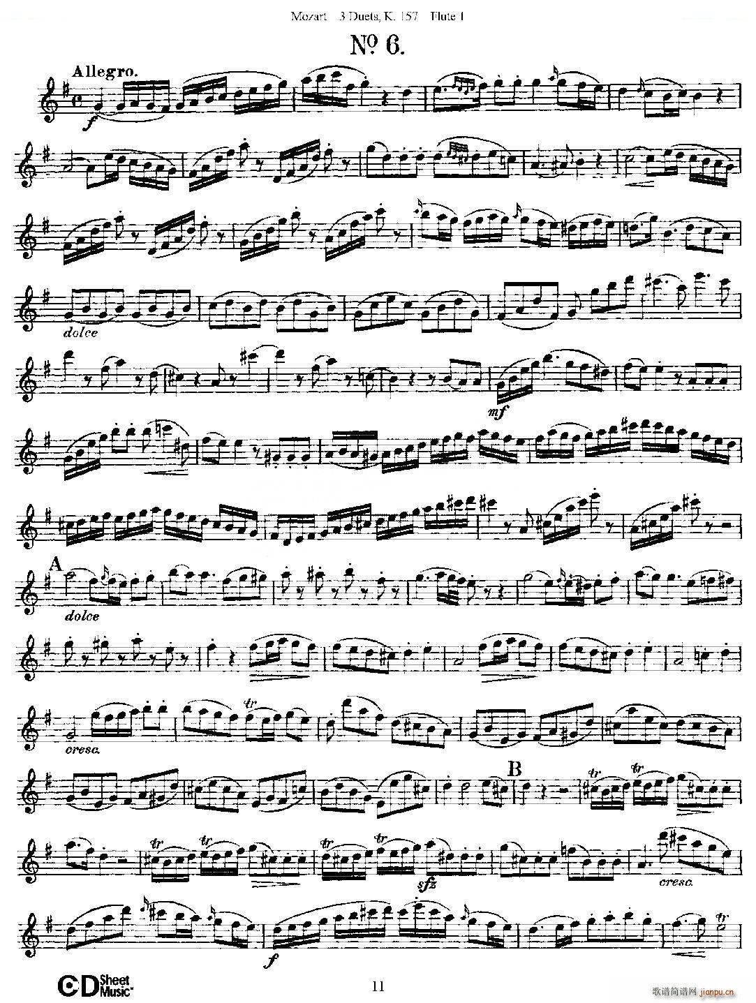 3 Duets K 157 ֮һL(zhng)  K157̖(ho) ~(ѺV)11