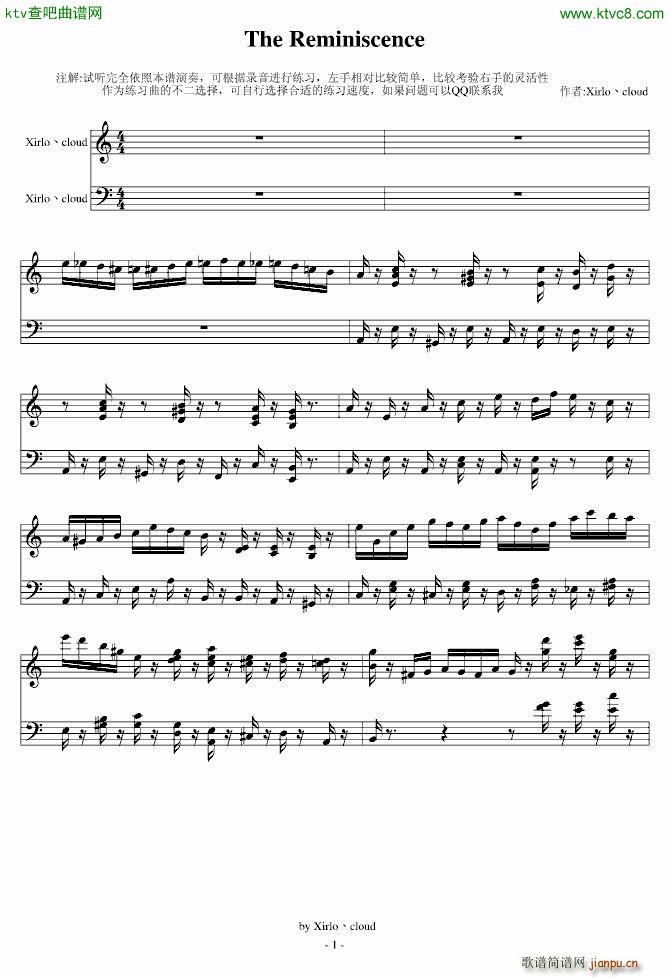 The Reminiscence ŵ侚(x)(V)1