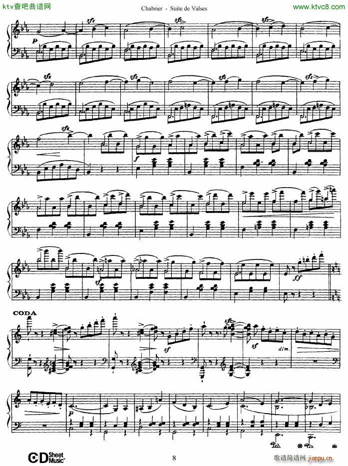 Chabrier Suite de Valses(V)8