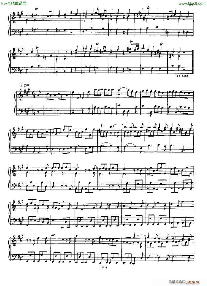 H ndel 1 Suiten for Piano Book 2(V)28