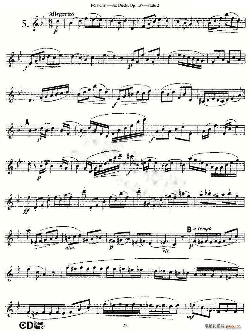 Six Duets Op 137 ֮  Ʒ 137̖(ho) ~(V)7