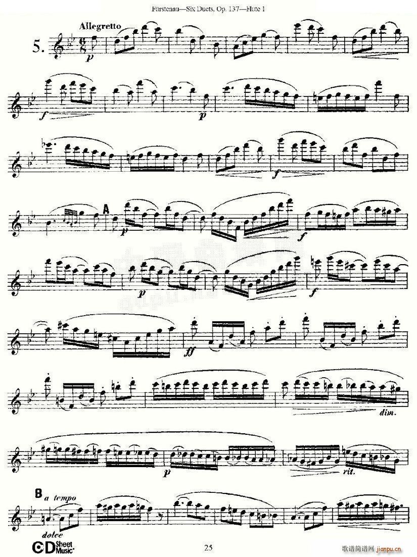 Six Duets Op 137 ֮  Ʒ 137̖(ho) ~(V)1