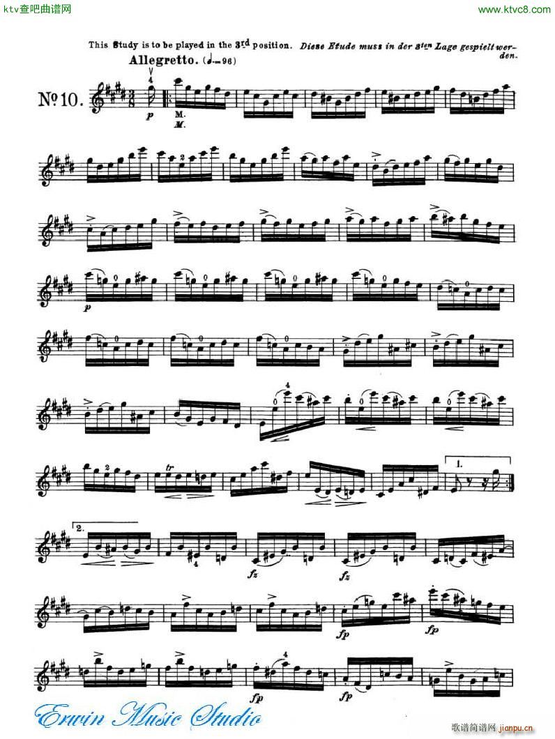 _ 24׾(x)Pierre Rode 24 Studi Per violino 09 16(ʮּ)3