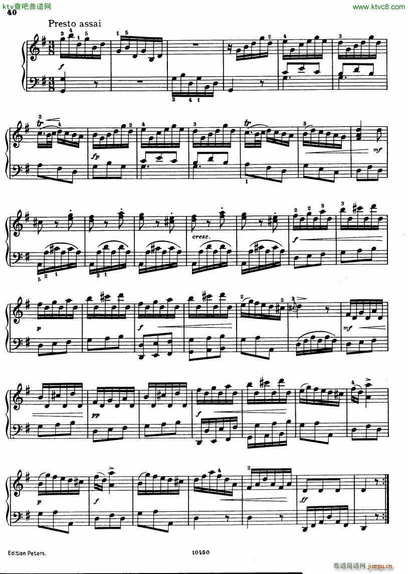 Bach JC op 17 no 4 Sonata(V)6