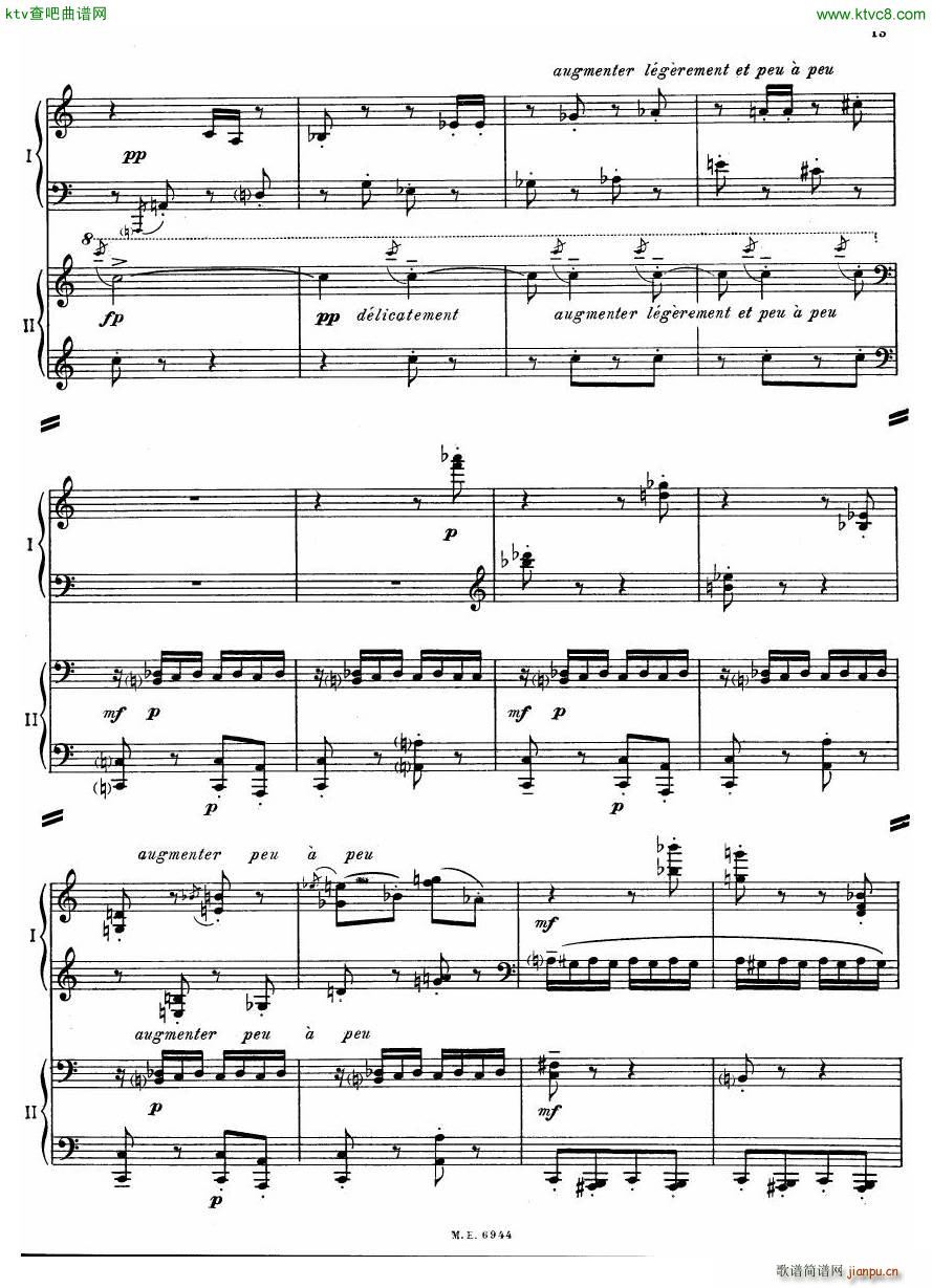 Auric Partita for two pianos(V)13