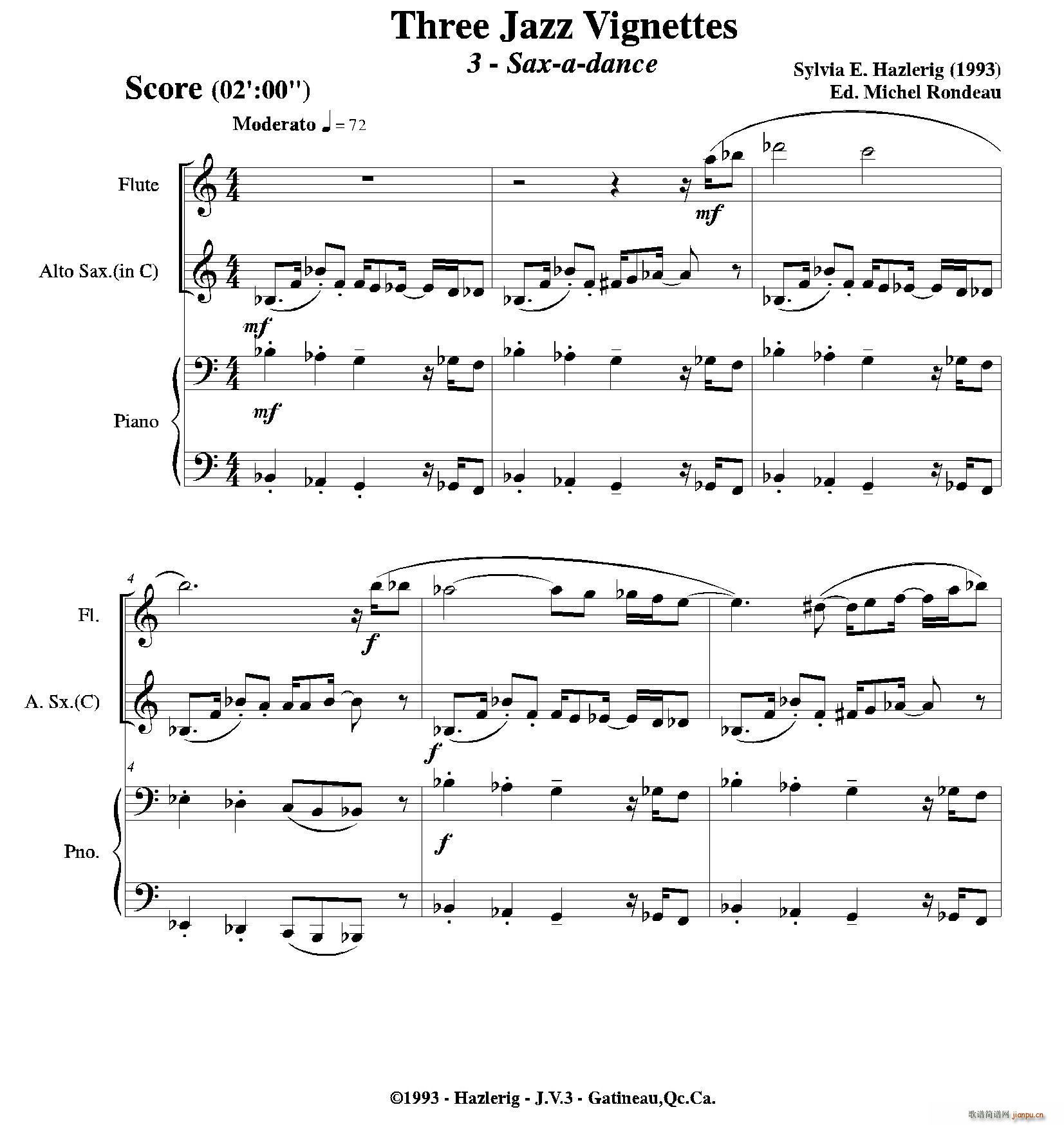 Three jazz vignettes  L_(V)1