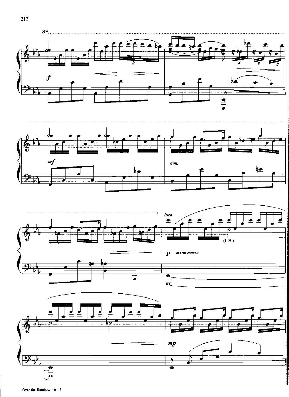 OVER THE RAINBOW Dan Coates {(dio) (V)5