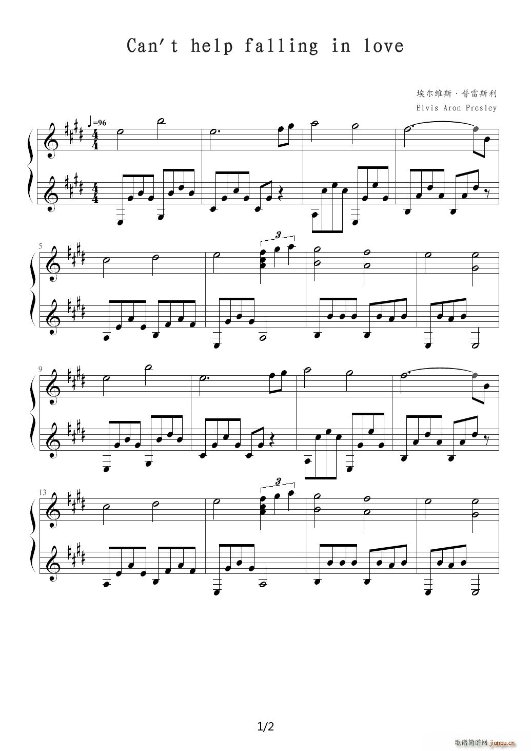 Cant help falling in love E{(dio)(V)1