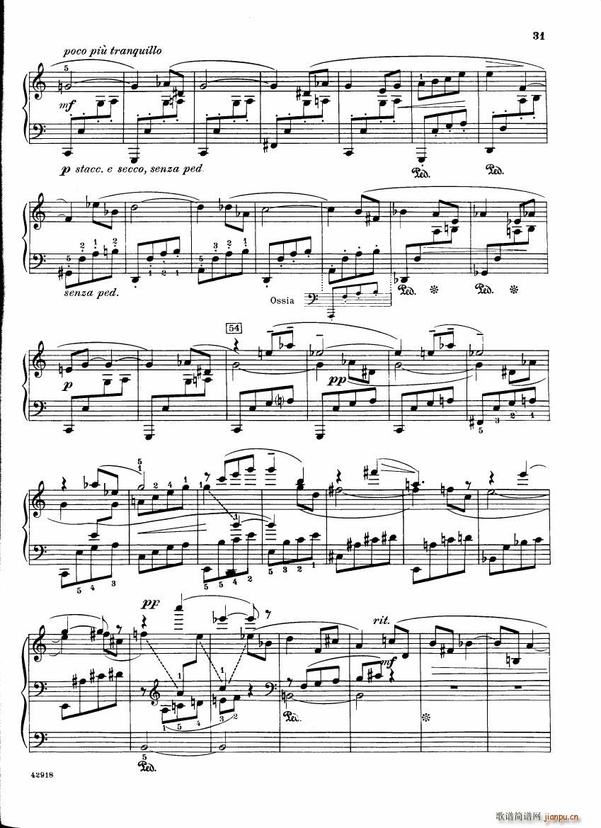 Barber op 28 Souvenirs piano solo(V)31
