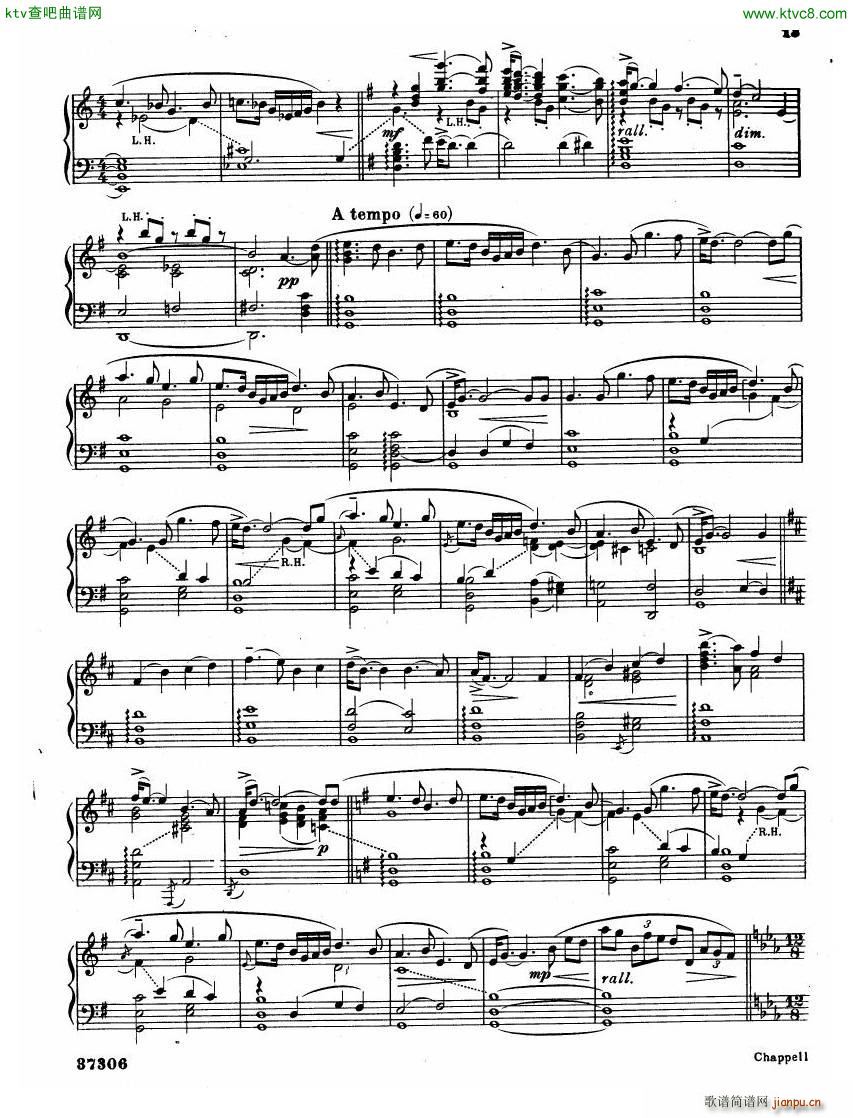 Coates The Three Elizabeths Piano Suite(V)14