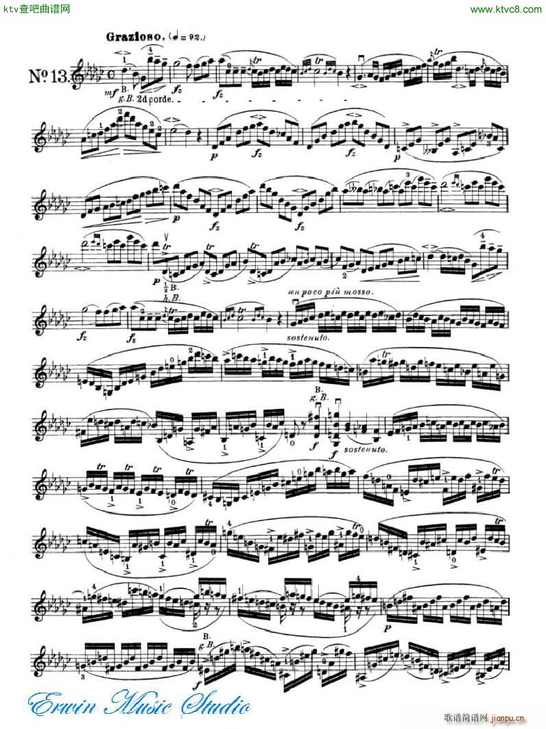 _ 24׾(x)Pierre Rode 24 Studi Per violino 09 16(ʮּ)9