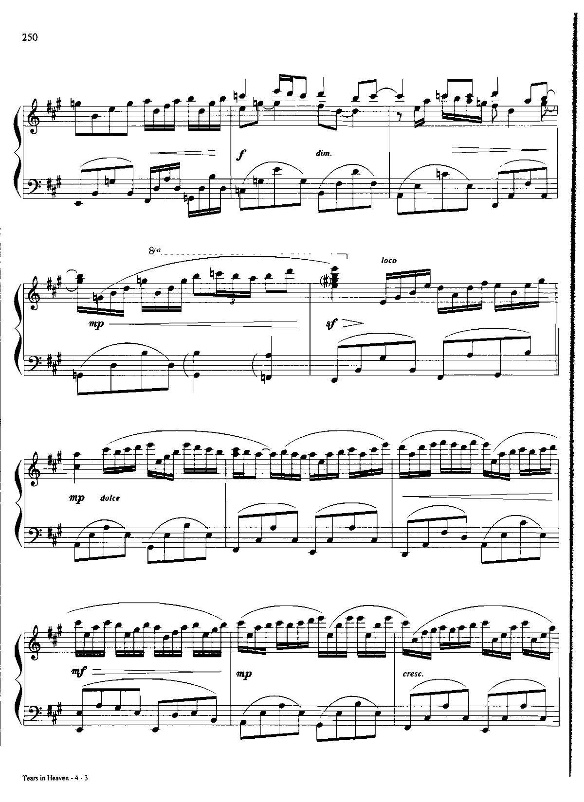 TEARS IN HEAVEN Dan Coates {(dio) (V)3