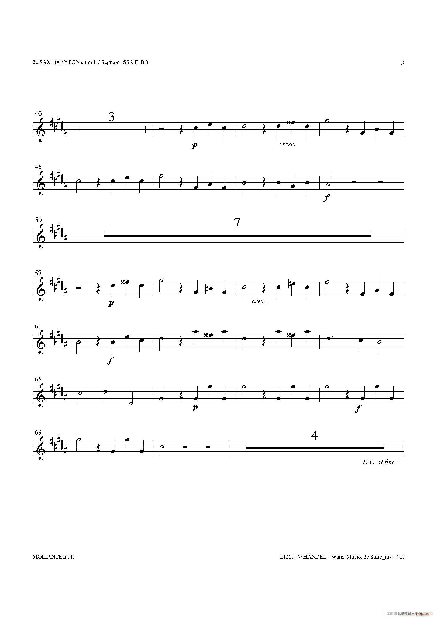 Water Music HWV 349 No 2 ڶϵ_˹(ʮּ)3