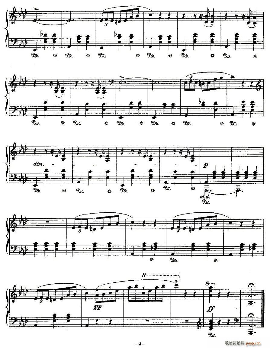 valse brillanteOp.34, No.1(ʮּ)9