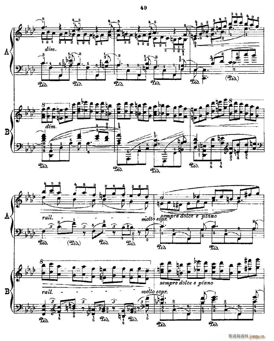 Ф (x) Fr Chopin Op 25 No2 3(V)11