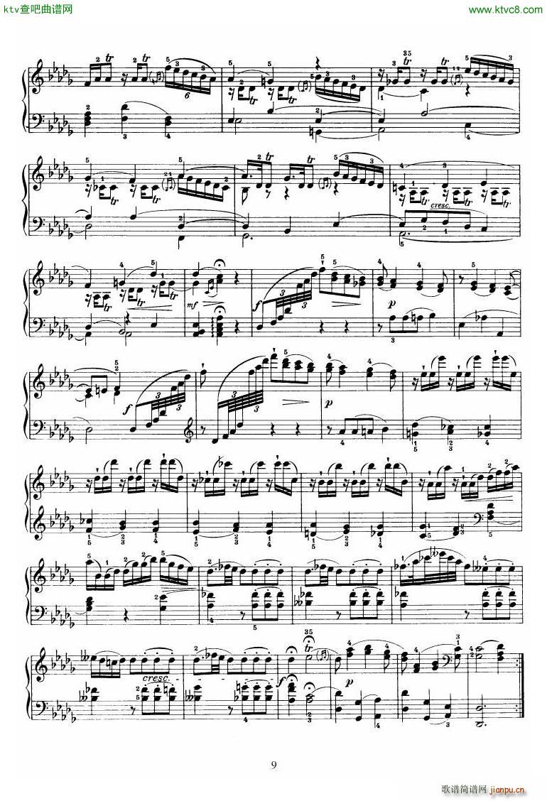 Piano Sonata No 46 in Ab(V)9