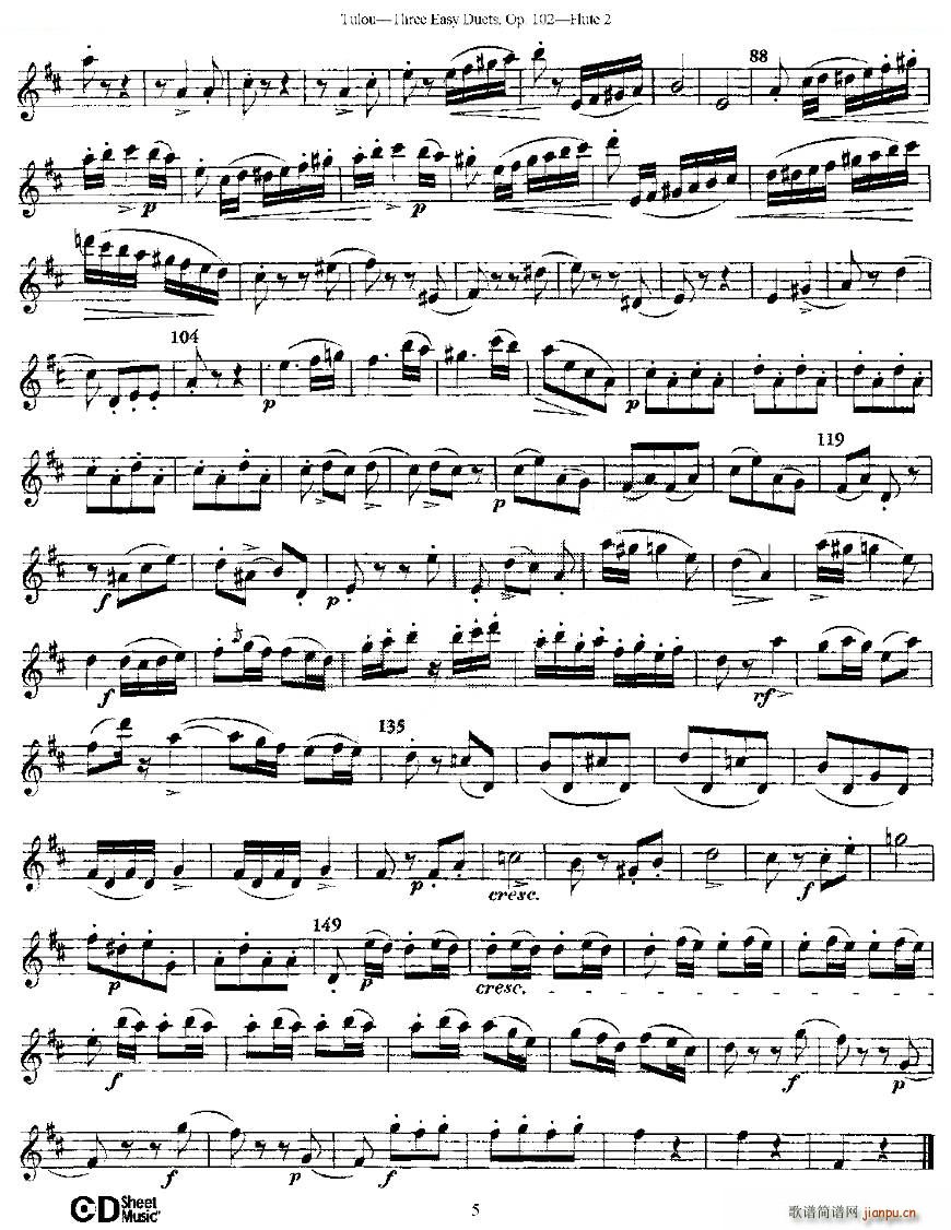 Three Easy Duets Op 102 ֮ڶL(zhng) ׺(jin)Ʒ102̖(ho) ~(ѺV)5