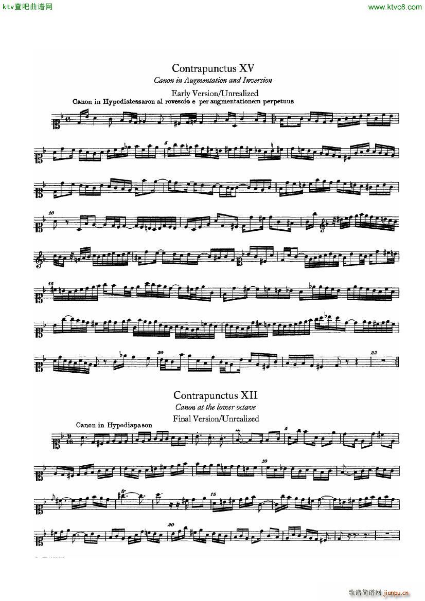 Bach JS BWV 1080 Kunst der Fuge part 3(V)30